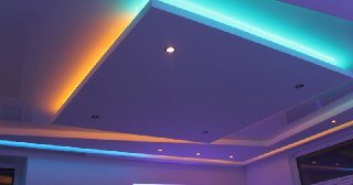 Натяжной потолок с подсветкой Дедовск, цена от 2089 руб.